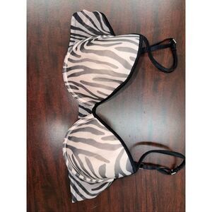 Vintage Victoria’s Secret Zebra Lightly Lined Bra Size 36B